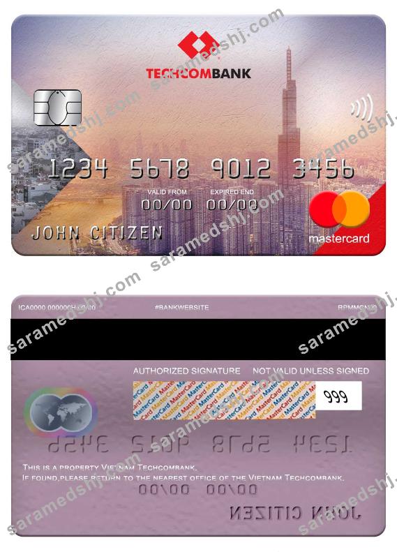 Vietnam Techcombank mastercard
